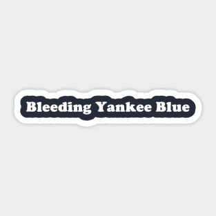 Bleeding Yankee Blue Basic Sticker